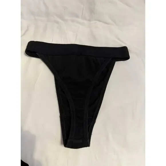 NWOT Vintage Danskin Thong – Black – Size 6 - Picture 2 of 3